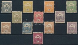 **, * 1904 Turul 13 Klf érték (1f-50f), Szép állapotban (35.000) (12f Postatiszta / MNH) - Sonstige & Ohne Zuordnung