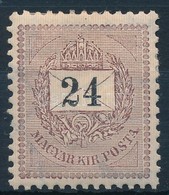 * 1889 24kr 12 : 11 3/4 Fogazással, Sztereo Jegyekkel. Ritka! - Sonstige & Ohne Zuordnung