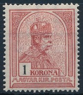 * 1908 Turul 1K Az "N" Betű Alatt Lemezkitörés (24.000) - Sonstige & Ohne Zuordnung