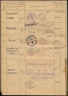 1945 Július A Mohácsi Postahivatalban 1945 Július 3-án Használt Különféle Bélyegzések Lenyomatai - Sonstige & Ohne Zuordnung