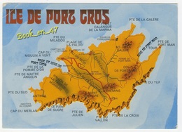 {83002} 83 Var Ile De Port Cros , Carte - Cartes Géographiques