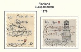 Finnland 1979  Mi.Nr. 842 / 843 , EUROPA CEPT Geschichte Der Post Und Fernmeldewesens - Gestempelt / Fine Used / (o) - 1979