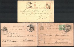 15 Db Futott Díjjegyes Az 1870-es évektől - Sonstige & Ohne Zuordnung