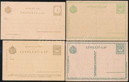 1882-1917 4 Különféle Használatlan Válaszos Díjjegyes Levelezőlap - Sonstige & Ohne Zuordnung