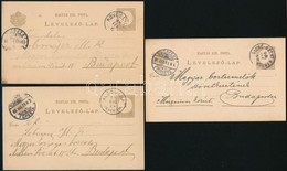 1880-1890 5 Db Díjjegyes Levelezőlap - Sonstige & Ohne Zuordnung