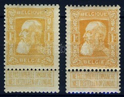 * Belgium 1905 Mi 76 A+b (Mi EUR 380.-) - Sonstige & Ohne Zuordnung