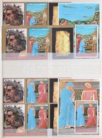 ** Umm Al Quwain 1972 Dante: Isteni Színjáték Gyűjtemény: 30-30 Különféle Fogazott és Vágott Hármascsík + 30 Klf Blokk 8 - Sonstige & Ohne Zuordnung