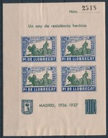 * Spanyolország 1937 Polgárháborús Blokk - Sonstige & Ohne Zuordnung