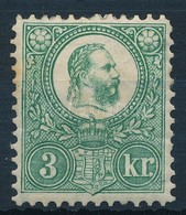 * 1883 Újnyomat 3kr (8.500) (pici Rozsda / Stain) - Sonstige & Ohne Zuordnung