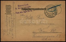 1915 Tábori Levelezőlap "K.u.K. MFP POLA" - Wien - Sonstige & Ohne Zuordnung