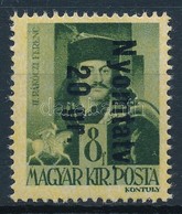 ** 1946 Betűs Nyomtatv. 20gr. Az "1945/60/fillér" Piros Felülnyomat Nélkül, De E Felülnyomat ívszín- és Gépszínátnyomatá - Sonstige & Ohne Zuordnung