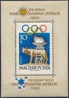 ** 1960 Római Olimpia Blokk (6.000) - Sonstige & Ohne Zuordnung