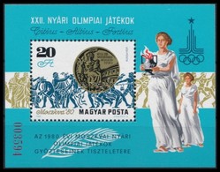 ** 1980 Moszkvai Olimpia Ajándék Blokk (18.000) / Mi Block 145, Present Of The Post - Sonstige & Ohne Zuordnung