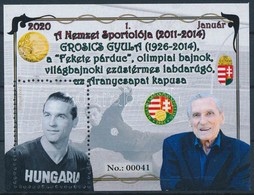 ** 2020 1. A Nemzet Sportolója Grosics Gyula (00041 Sorszámmal) Emlékív - Sonstige & Ohne Zuordnung