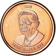 Vatican, Euro Cent, 2005, Unofficial Private Coin, FDC, Copper Plated Steel - Privatentwürfe