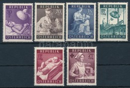 ** 1954 Egészségügyi Ellátás Sor Mi 999-1004 (Mi 1004 Ránc / Crease) (Mi EUR 17,-) - Sonstige & Ohne Zuordnung