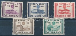 ** 1955 Függetlenség Sor Mi 1012-1016 (Mi EUR 60,-) - Sonstige & Ohne Zuordnung