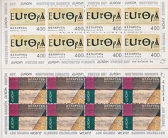 ** 2003 Europa CEPT, Plakátművészet 2 Db Bélyegfüzet Mi 488-489 - Sonstige & Ohne Zuordnung