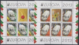 ** 2013 Europa CEPT Postai Járművek Kisívpár Mi 5092-5093 - Sonstige & Ohne Zuordnung