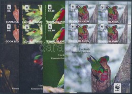 ** 2010 WWF Rubinlóri Kisívsor Mi 1679-1682 - Sonstige & Ohne Zuordnung