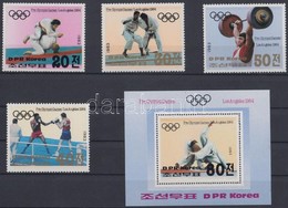 ** 1983 Nyári Olimpia, Los Angeles (II.) Sor Mi 2350-2353 + Blokkpár 142-143 - Sonstige & Ohne Zuordnung