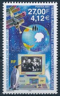 ** 2001 Amatőr Rádió Kapcsolat A Mir űrállomás és A Crozet Között Bélyeg, Amateur Radio Link Between The Mir Space Stati - Sonstige & Ohne Zuordnung