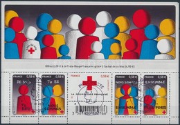 O 2013 Vöröskereszt Blokk Elsőnapi Bélyegzéssel, Red Cross Stamp Block With First Day Cancellation Mi 238 - Sonstige & Ohne Zuordnung