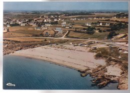 REF 486 :  CPSM 29 TREGUNC KERSIDAN Vue Aérienne Plage De Trescao - Trégunc