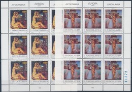 ** 1993 Europa CEPT, Kortárs Művészet Kisív Sor Mi 2603-2604 - Sonstige & Ohne Zuordnung