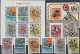 ** 1984 Nyári Olimpia, Los Angeles Sor Mi 1379-1384 A + Blokksor 84-86 A - Sonstige & Ohne Zuordnung