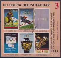 ** 1972 Az Olimpiák Története Blokk Mi 187 MUESTRA - Sonstige & Ohne Zuordnung