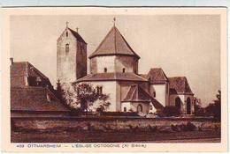 68. OTTMARSHEIM . L'EGLISE OCTOGONE . Editeur BRAUN . COLLECTION ALSACE - Ottmarsheim