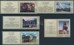 ** 1974 Festmények Szelvényes Sor Mi 4266-4270 (Mi EUR 25,-) - Sonstige & Ohne Zuordnung