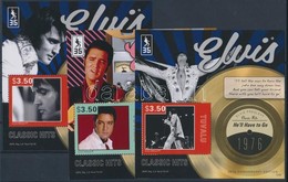 ** 2012 Elvis Presley 3 Klf Blokk Mi 183-185 - Sonstige & Ohne Zuordnung