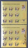 ** 2010 Futball Világbajnokság, Dél-Afrika Kisív Sor, Football World Cup, South Africa Mini Sheet Set Mi 951-959 I+II - Sonstige & Ohne Zuordnung