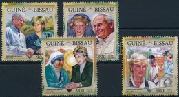 ** Guinea Bissau 2016 Diana Hercegnő 4 Klf Bélyeg - Sonstige & Ohne Zuordnung