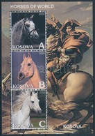 ** Koszovó 2000 Ló; Napolen; Festmény Blokk - Sonstige & Ohne Zuordnung