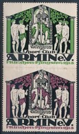 1913 Armin Ev Sport Club München Levélzáró Pár / Poster Stamp Pair - Ohne Zuordnung