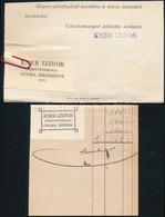 ** Ca 1922 Kner Izidor Aláírása Levélkivágáson - Sonstige & Ohne Zuordnung