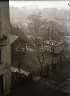 Cca 1934 Kinszki Imre (1901-1945) Budapesti Fotóművész Hagyatékából, Vintage Negatív (A Rácsos Kerítés árnyékában), 6x4, - Sonstige & Ohne Zuordnung