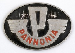 Pannonia Motorkerékpár Embléma, Kis Kopásnyomokkal, 7×5 Cm - Werbung