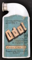 1930 Odol Szájfertőtlenítő és Fogápoló Szer üvege, Eredeti Címkékkel, M: 10,5 Cm - Werbung