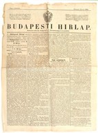 1854 A Budapesti Hírlap Február 23-i Száma. - Ohne Zuordnung