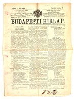 1860 A Budapesti Hírlap Március 7. Száma. - Ohne Zuordnung
