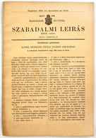 1902 Szabadalmi Leírás. Fürdőkályha, Gázfűtéssel 4 Képtáblával 9p. - Ohne Zuordnung