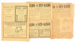 1913 A Kazán- és Gépipar és A Fém és Gépipar C. újságok 3+1 Db Száma Vegyes állapotban - Ohne Zuordnung