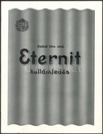 Cca 1930 Eternit Tető Fedő Műszaki Leírás Képekkel. 22p. - Ohne Zuordnung