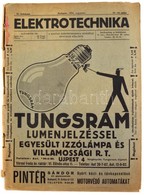 1934 Az Elektrotechnika C. Szakkiadvány 27. évf 15-16. Száma - Ohne Zuordnung