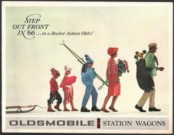 1966 Oldsmobile Station Wagons Kombi Személygépjármű Prospektus, Fotókkal, Illusztrációkkal, Angol Nyelven. - Ohne Zuordnung
