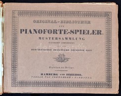 Cca 1860 Zongoradarabok Gyűjteménye. Kottafüzet Sorozat Egybe Kötve. - Sonstige & Ohne Zuordnung